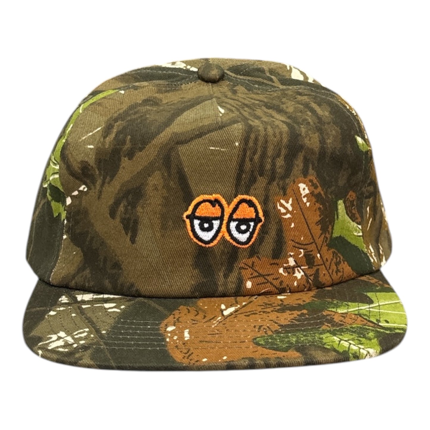 Krooked Eyes Snapback- Tree Camo