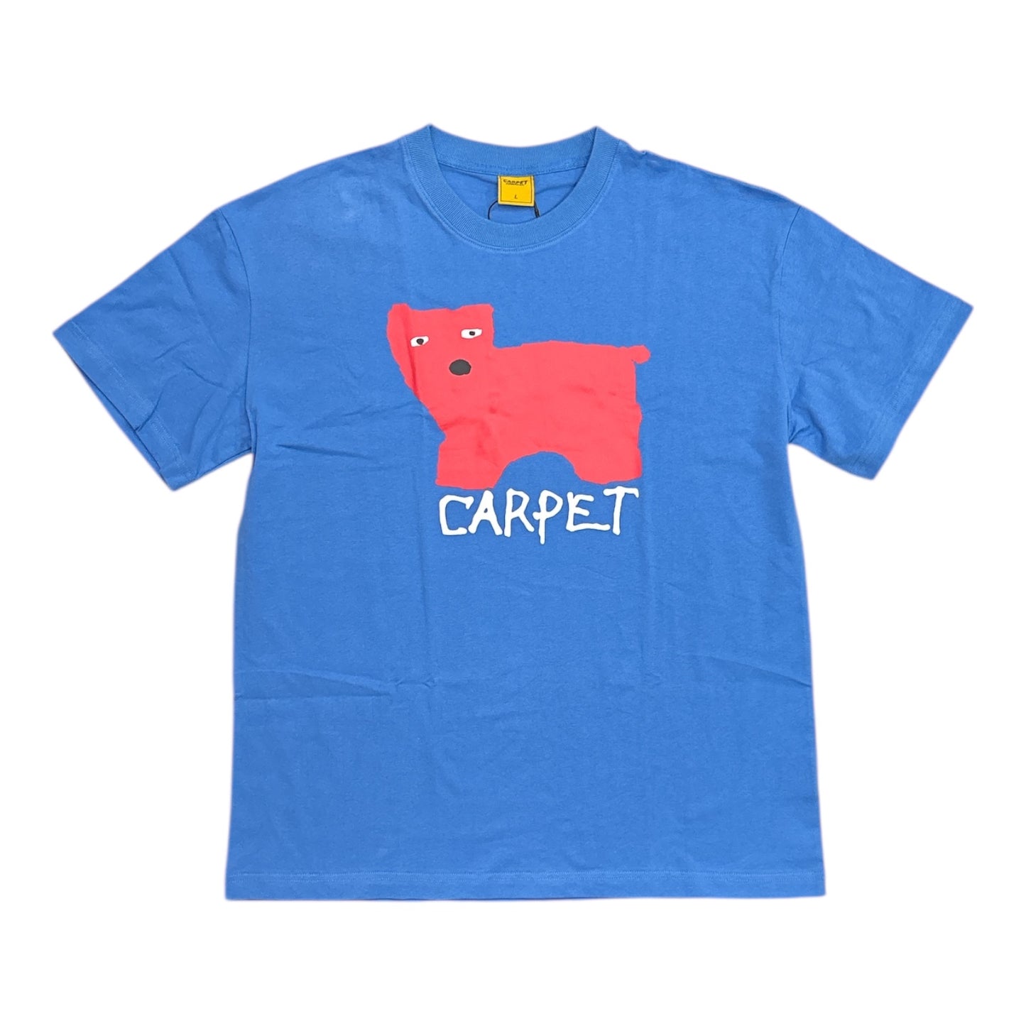 Carpet Low IQ Dog Tee- Blue
