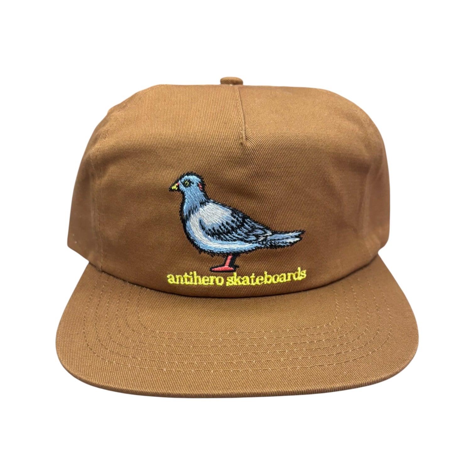 Anti Hero Lil Pigeon Hat- Brown/Yellow