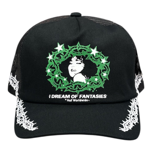 HUF Fantasies Trucker Hat- Black