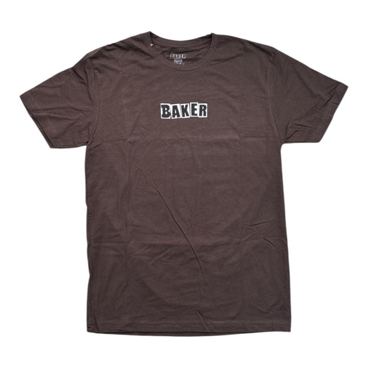 Baker Brand Logo Tee- Brown