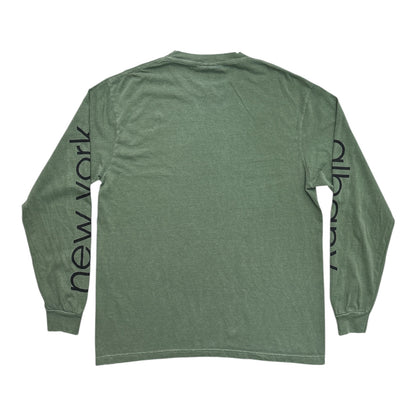 Seasons Sketchy Skyline Long Sleeve Tee- Hemp