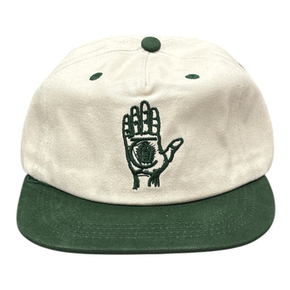 Theories Hand Of Theories Short Brim Hat- Pearl/Green