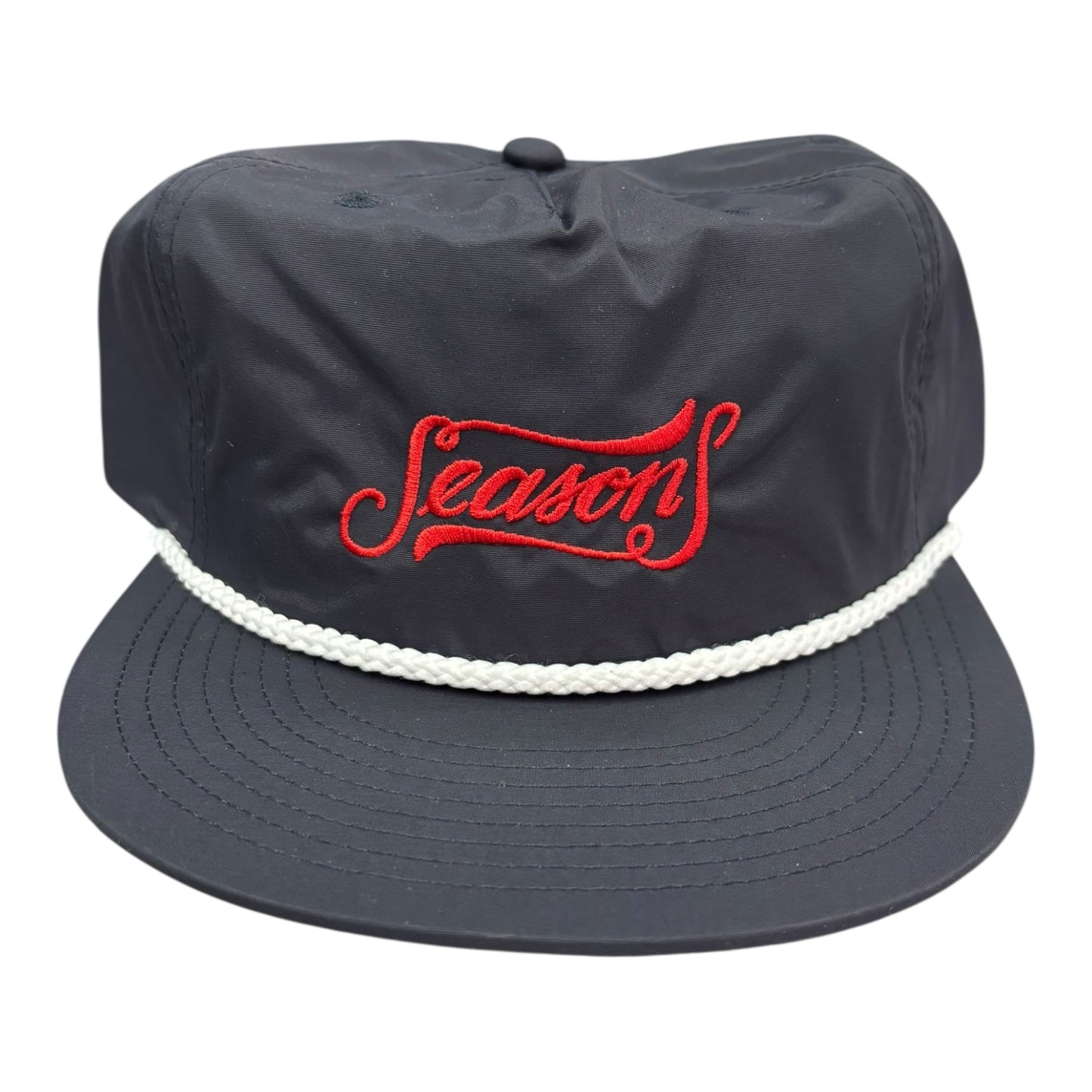 Seasons Dragonette Logo Rope Hat- Navy