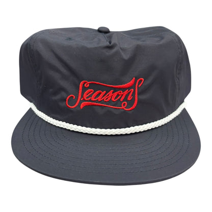 Seasons Dragonette Logo Rope Hat- Navy
