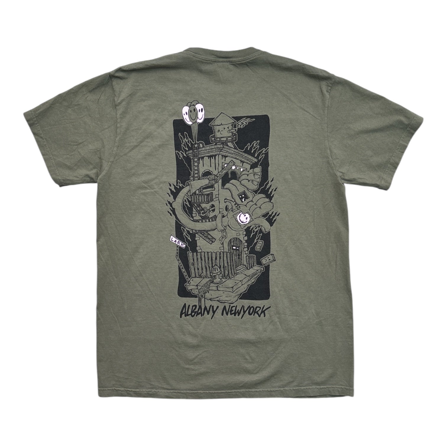 Seasons Meltdown Tee- Sage