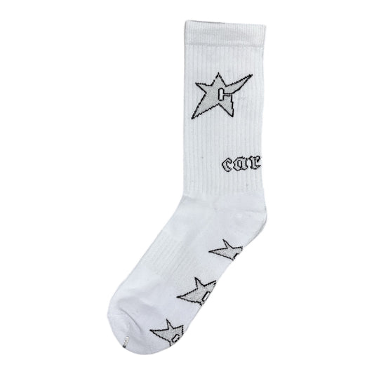 Carpet C-Star Socks- White