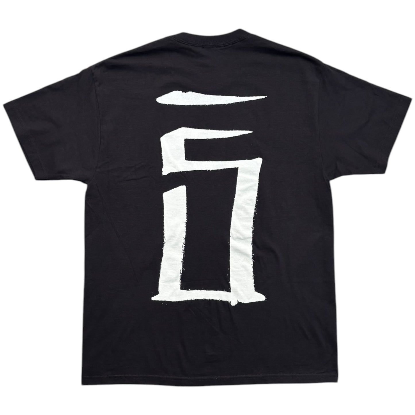 Seasons Stain Logo Tee- Black