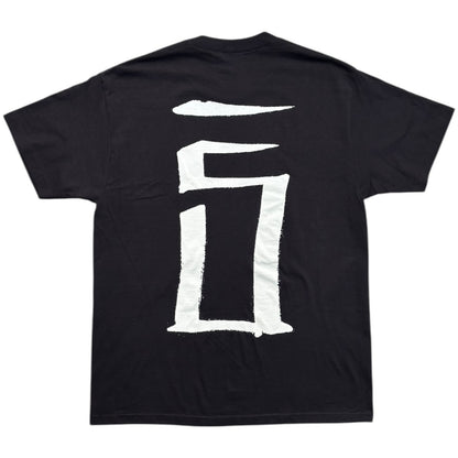 Seasons Stain Logo Tee- Black