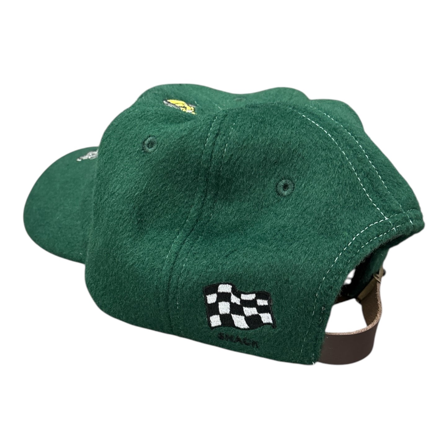 Snack Pole Position Hat- Green Wool