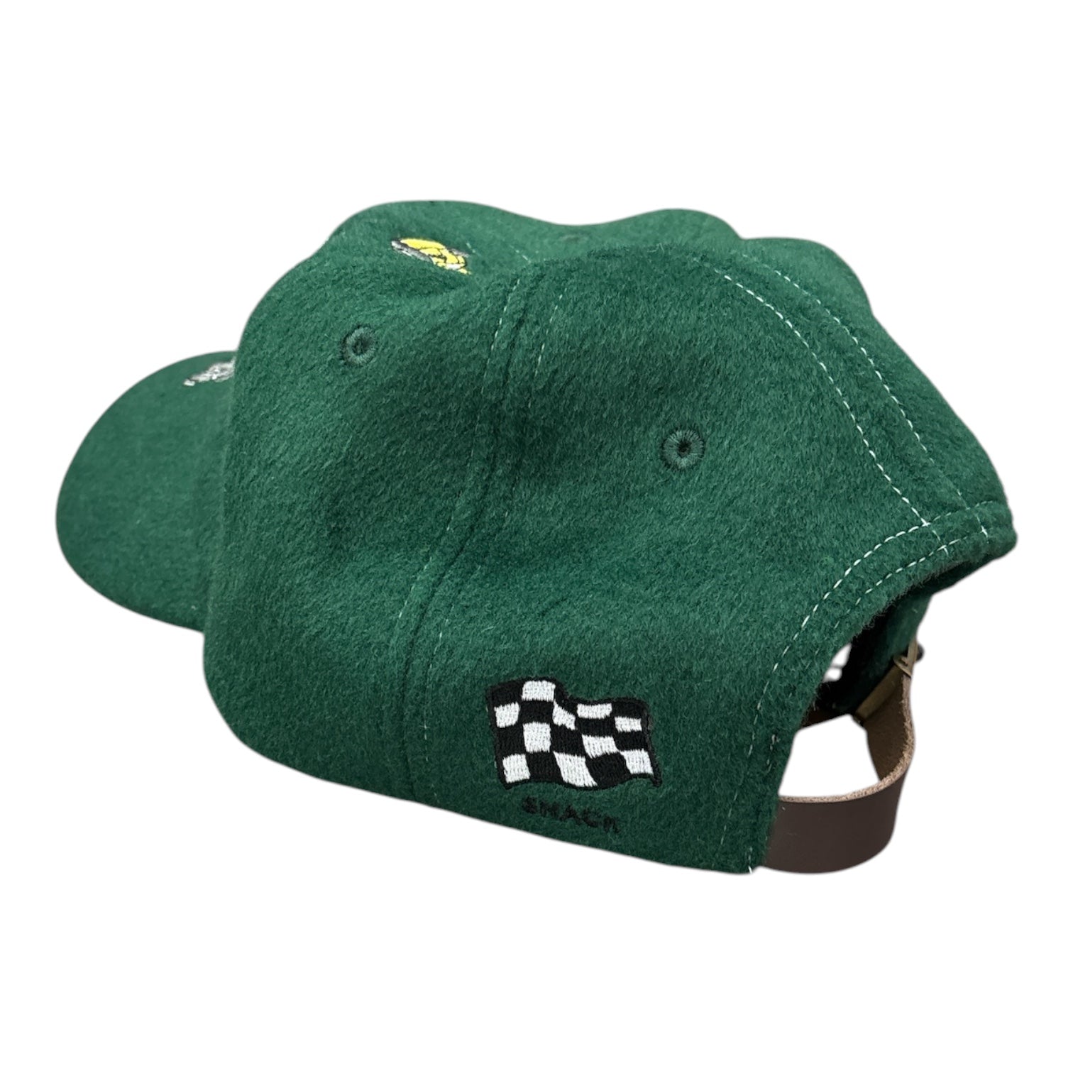 Snack Pole Position Hat- Green Wool