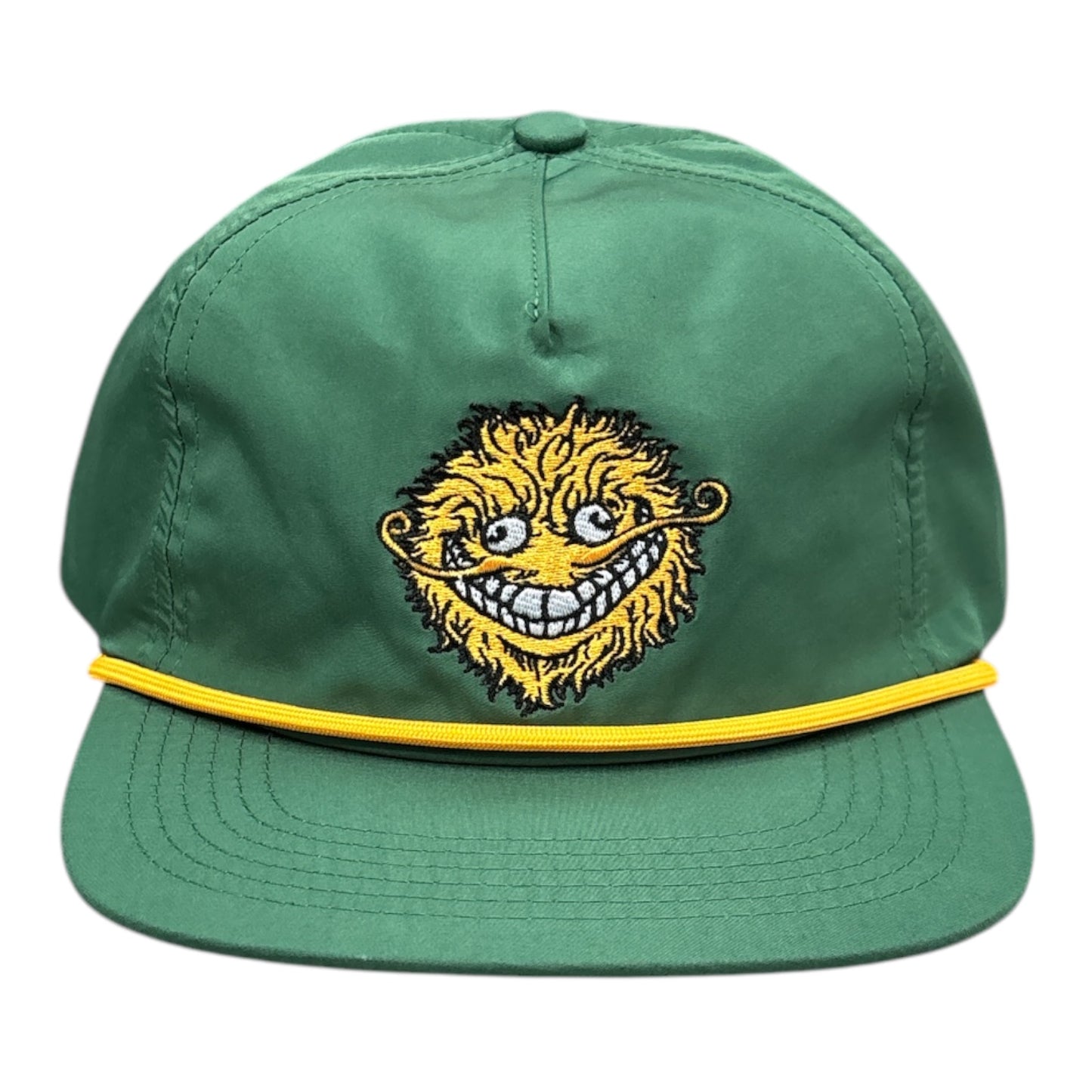 Grimple Stix Snapback Hat- Dark Green/Orange