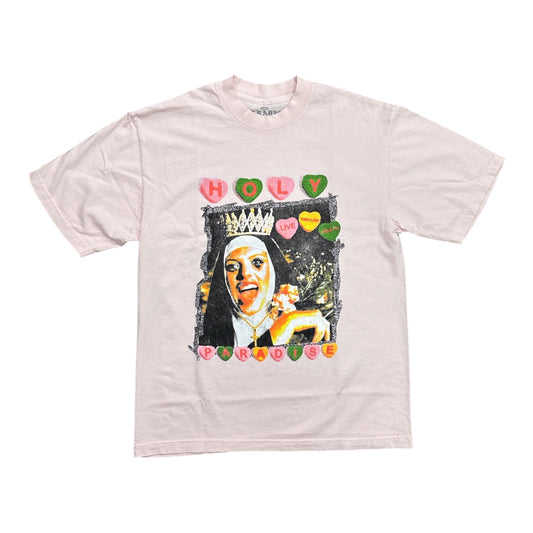 Paradise Live Through This Tee- Light Pink