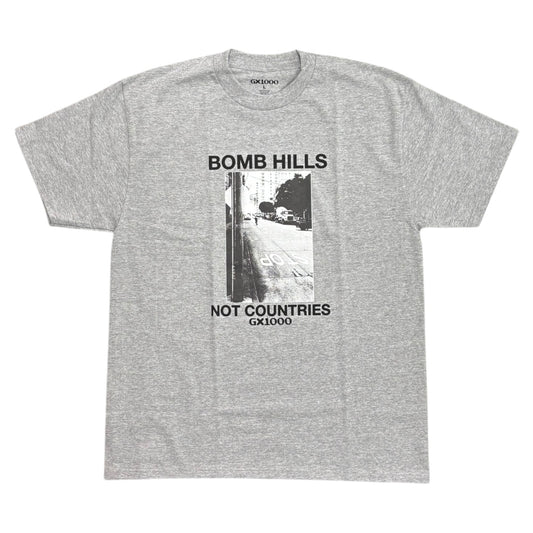 GX1000 Bomb Hills Tee- Heather/Black