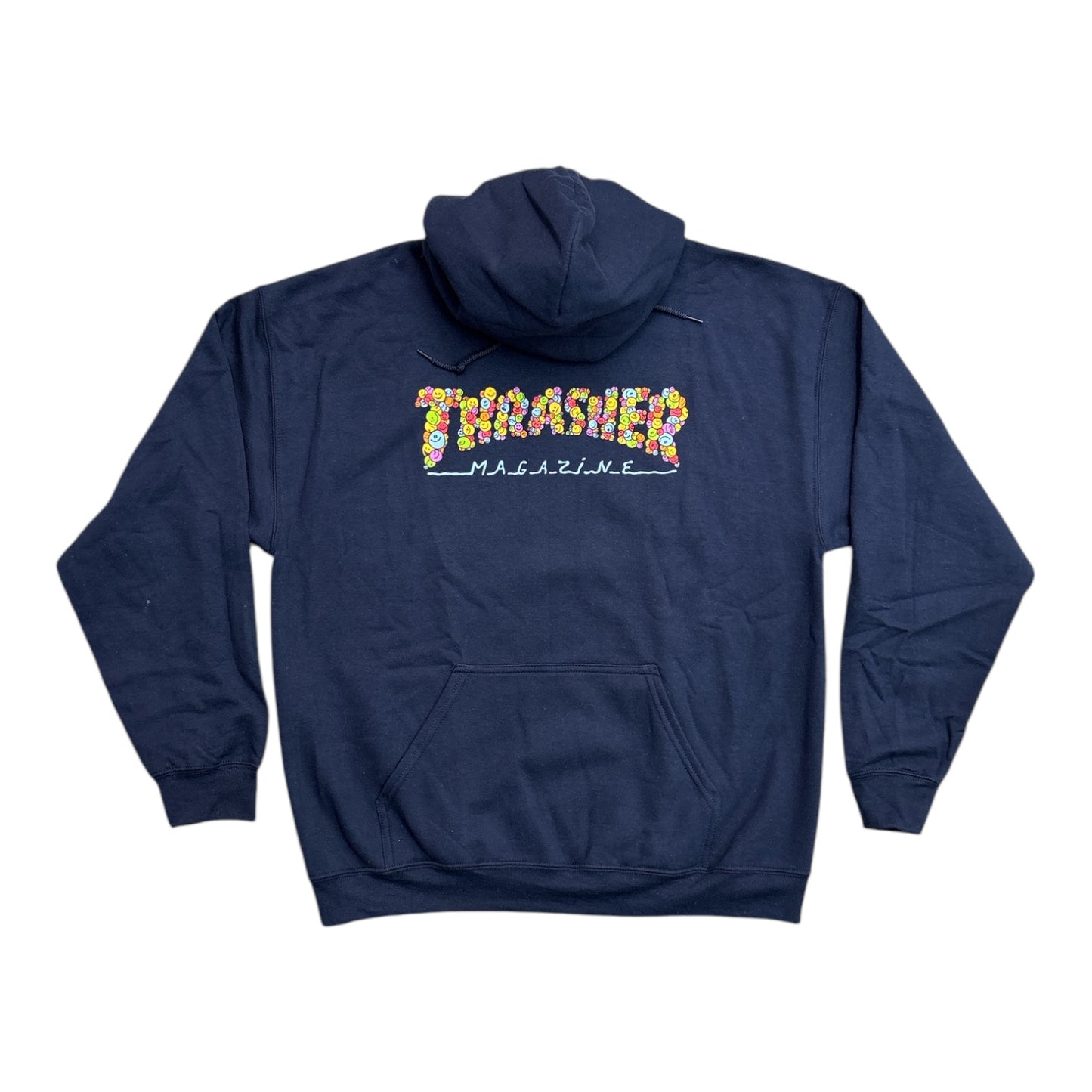 Thrasher Smile By Spanky Pullover Hood- Navy