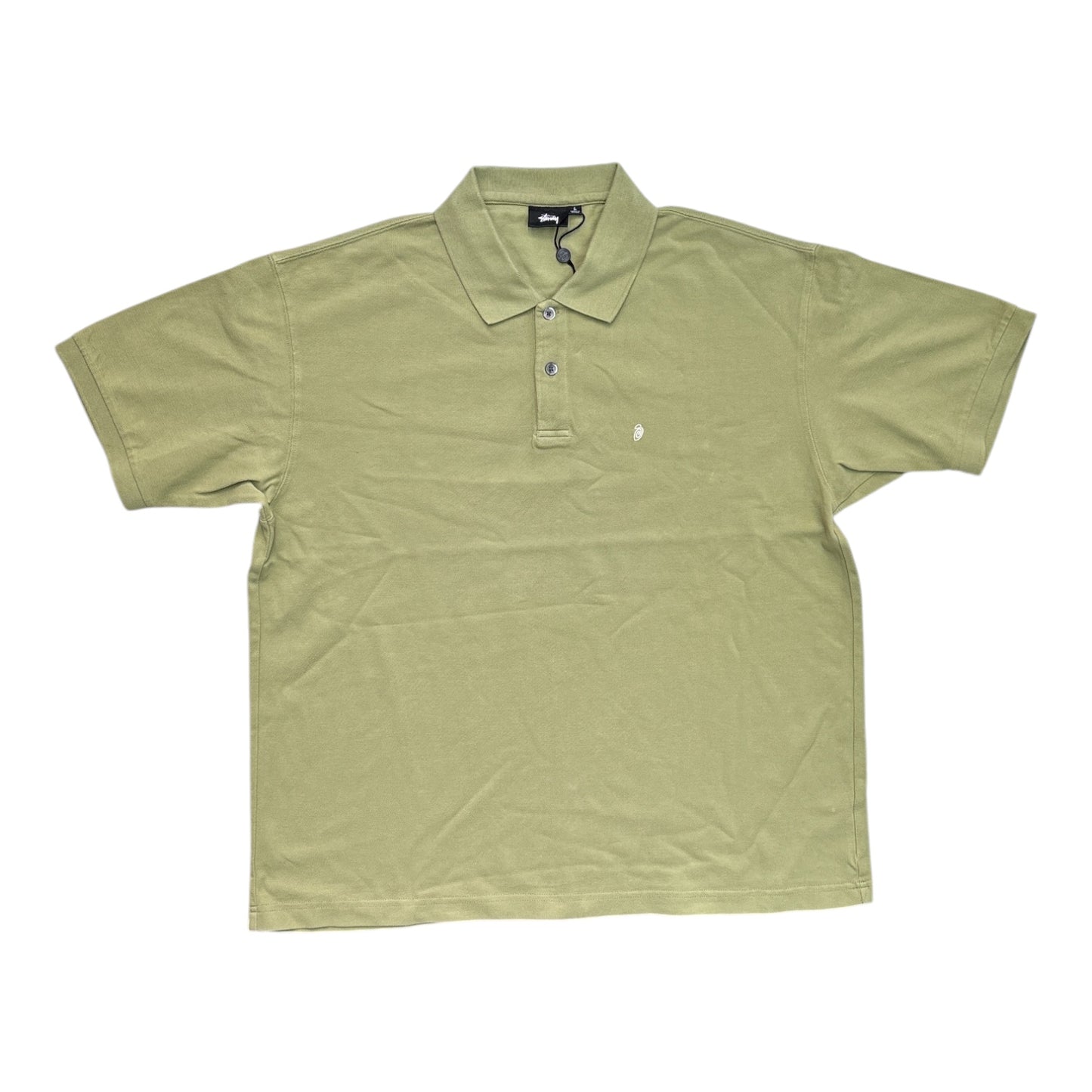 Stussy Classic Pique Polo- Leaf