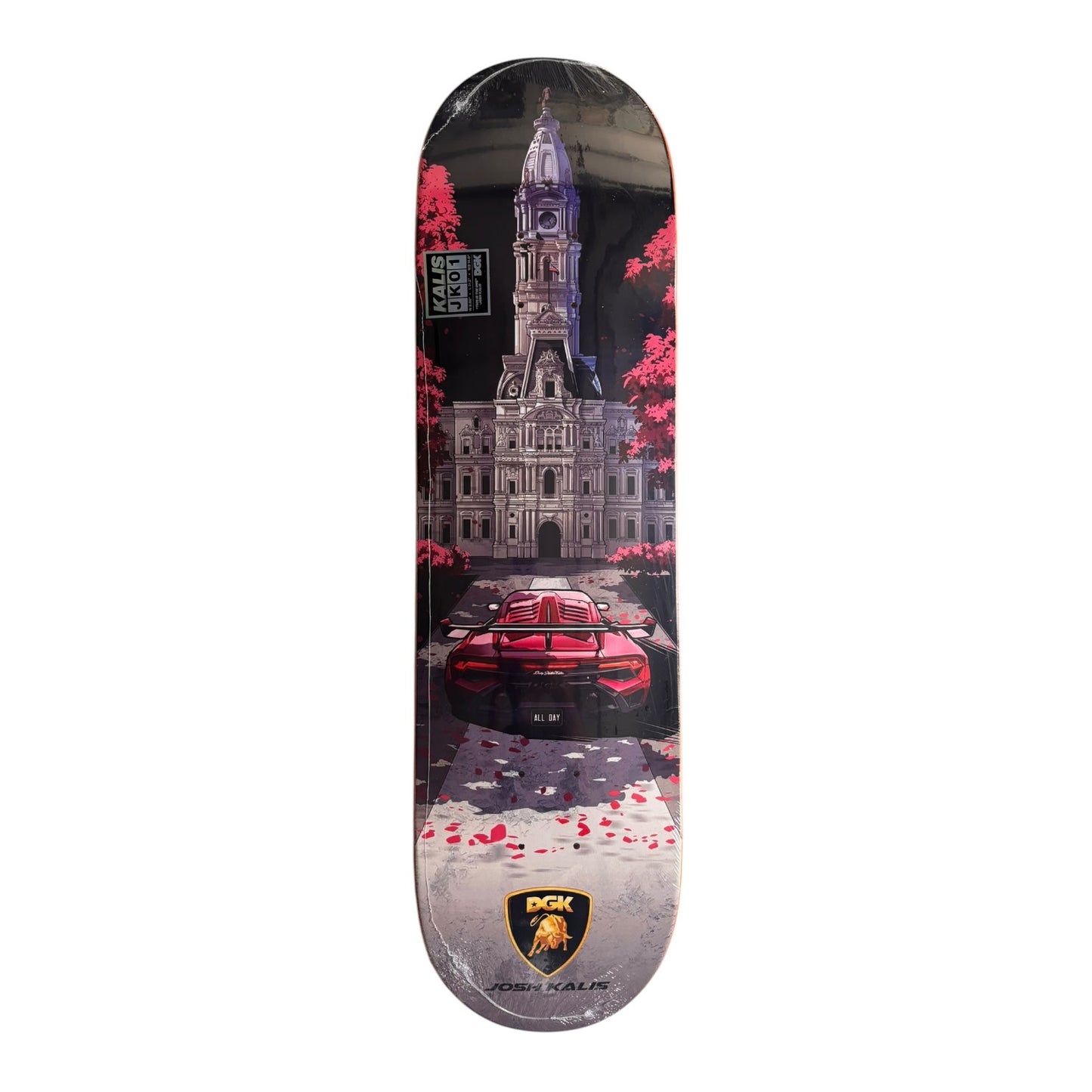 DGK Night Squad Kalis Deck- 8.06