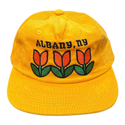 Hemstitch Mill Albany Tulips Hat- Golden Yellow