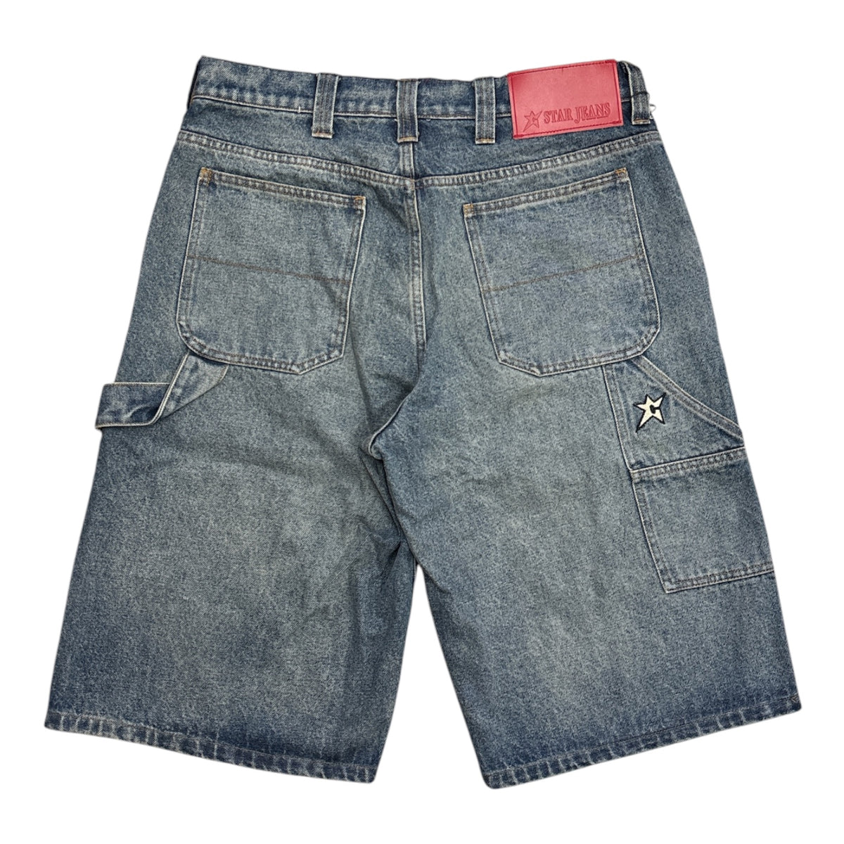 Carpet C-Star Double Knee Shorts- Blue