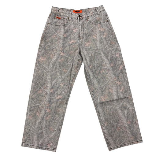 Butter Baggy Denim Jeans- Forest Camo