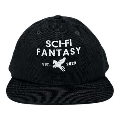 Sci-Fi Fantasy Pegasus Hat 2- Black