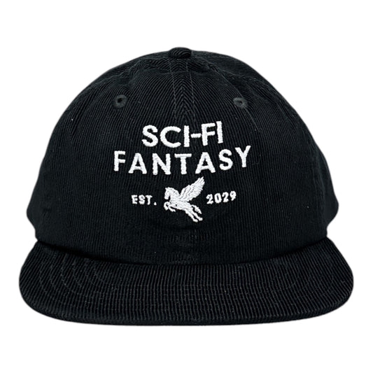 Sci-Fi Fantasy Pegasus Hat 2- Black