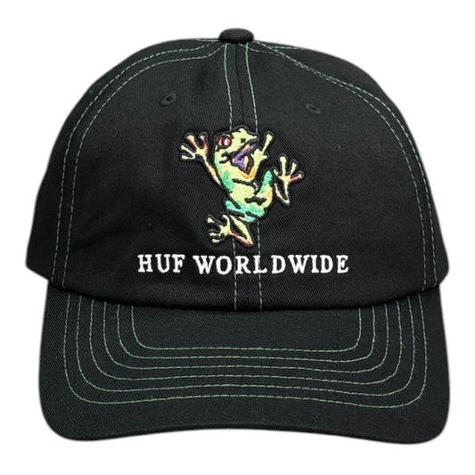 HUF Stuck On You 6 Panel Hat- Black