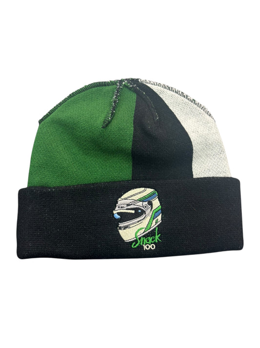 Snack 100 Beanie- Black/Green