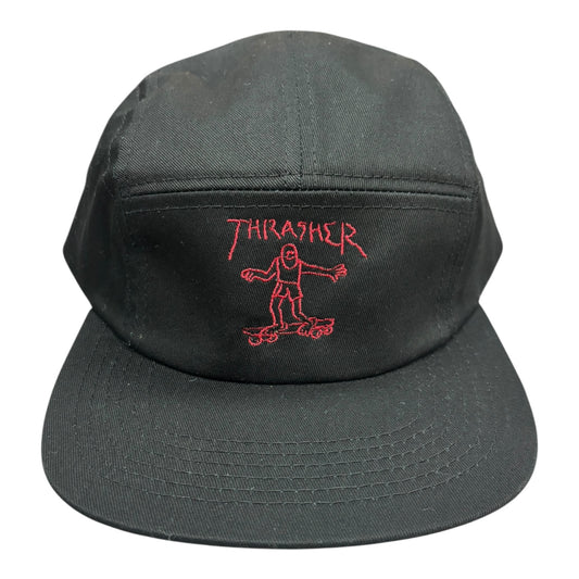 Thrasher Gonz 5 Panel Hat- Black/Red