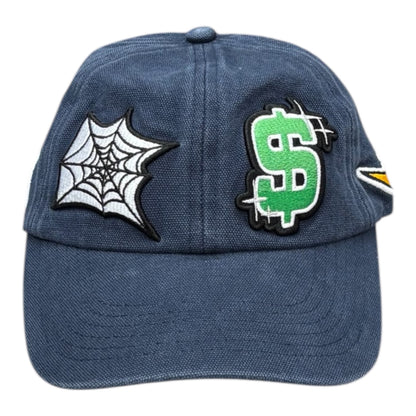 Cash Only Service 6 Panel Hat- Navy