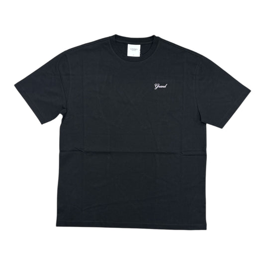 Grand Script Tee- Black