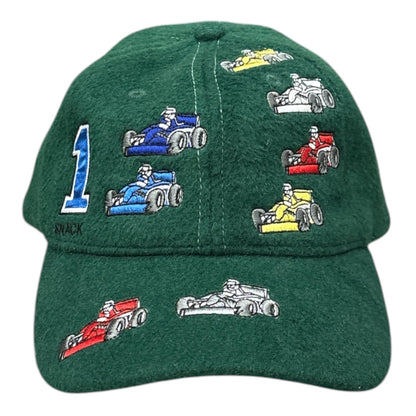 Snack Pole Position Hat- Green Wool