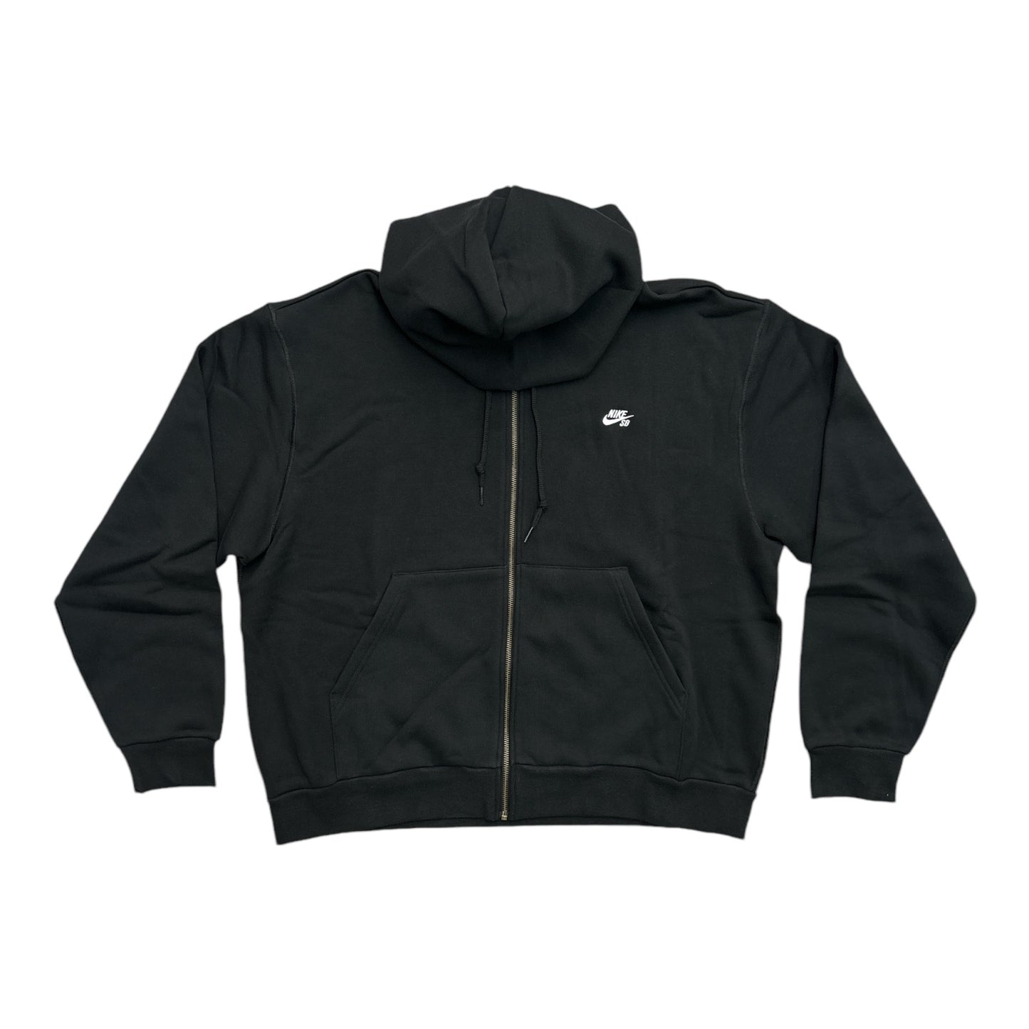 Nike SB Fleece Zip-Up Sweatshirt- Black