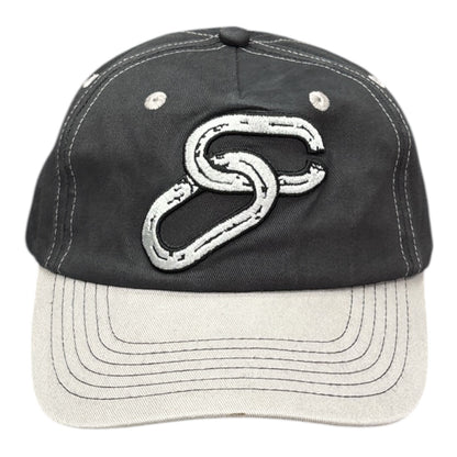 Cash Only Chain 5 Panel Cap- Charcoal/Light Grey