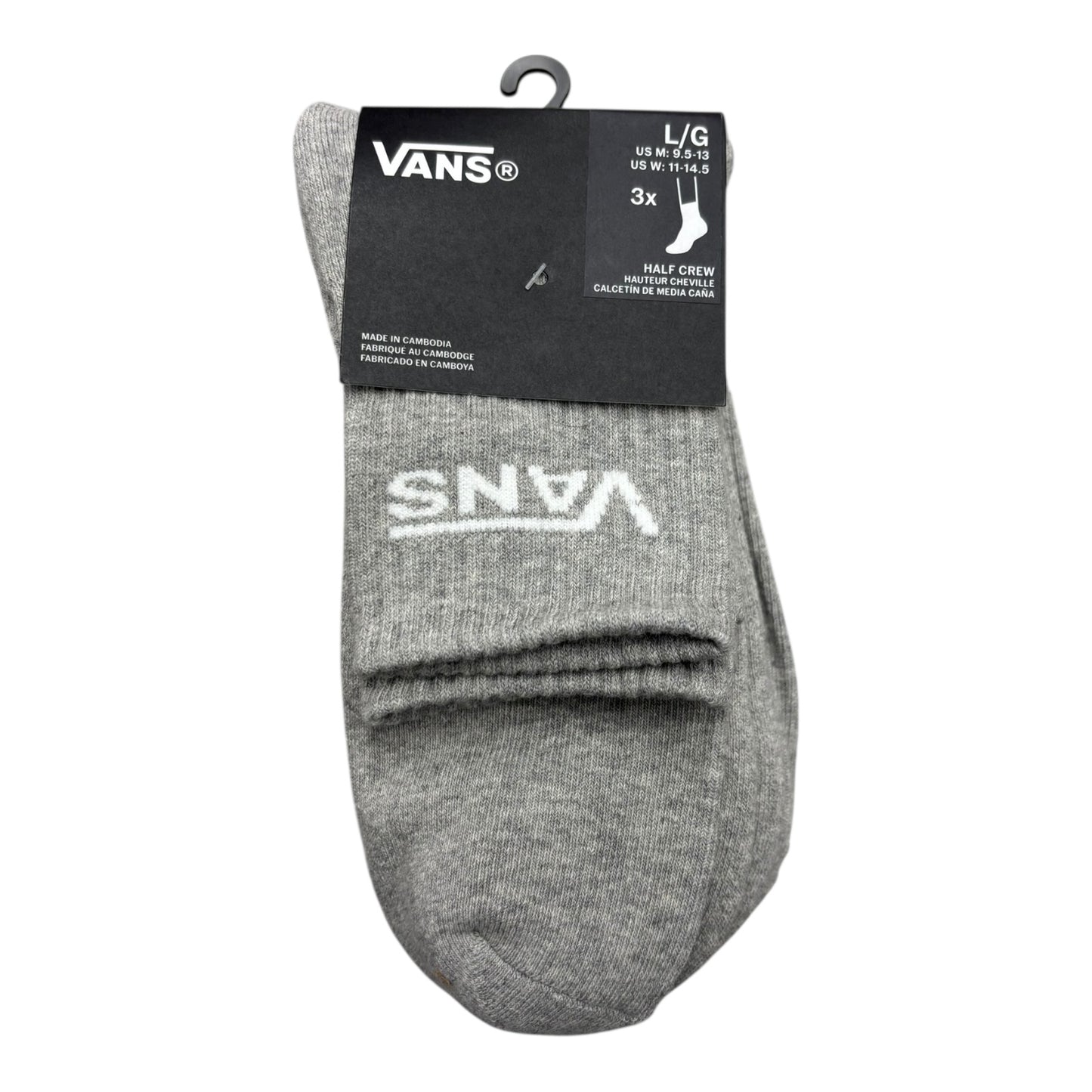 Vans Classic Half Crew Socks 3 Pack