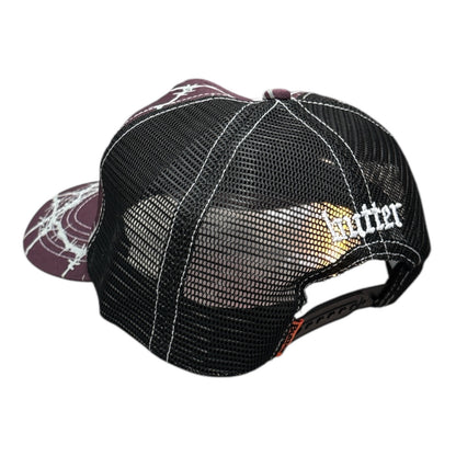 Butter Wired Trucker Cap- WIne