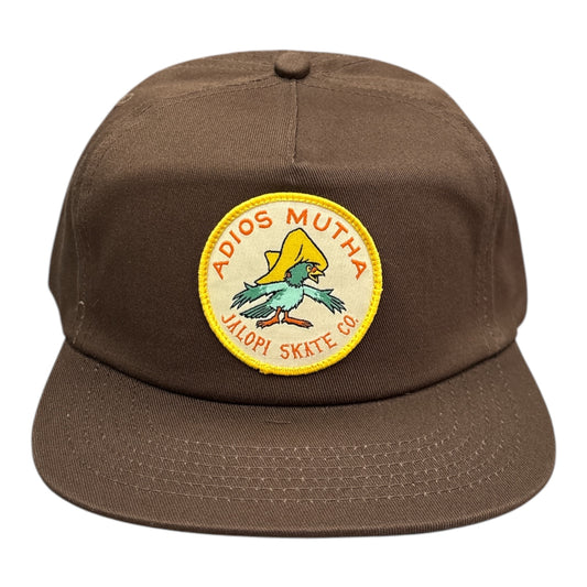 Jalopi Adios Mutha Snapback Hat- Brown