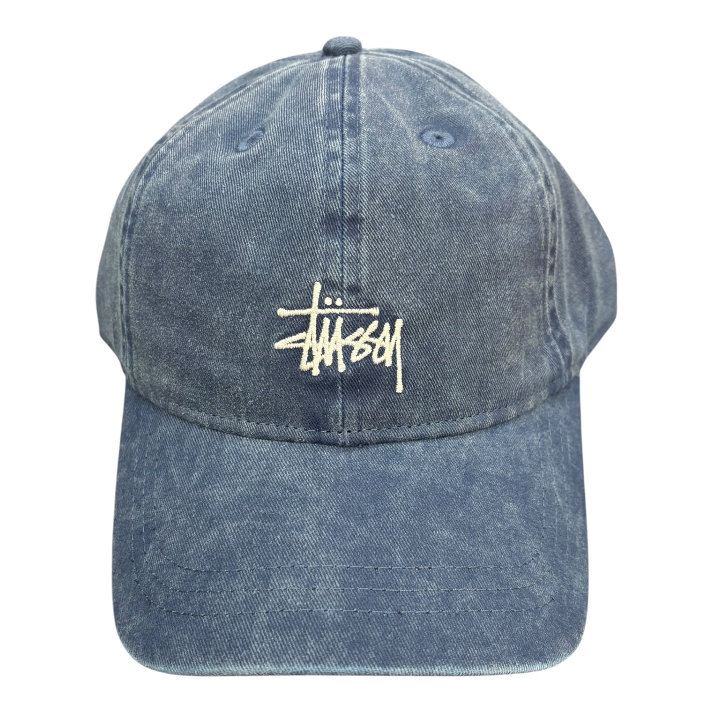 Stussy Basic Washed Hat- Faded Navy
