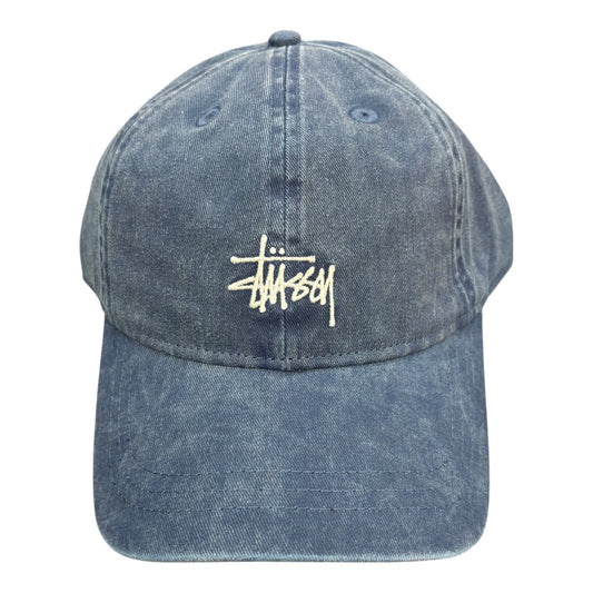 Stussy Basic Washed Hat- Faded Navy