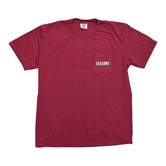Seasons Rat Pocket Tee- Chili