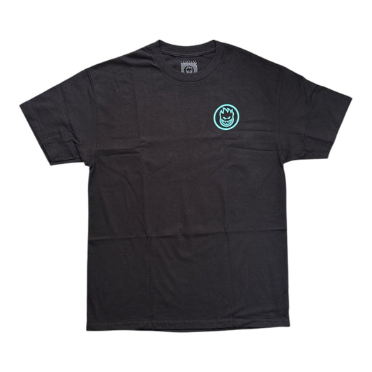 Spitfire Radioactive Classic Swirl Tee- Black