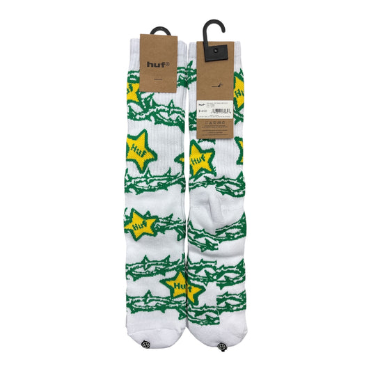 HUF Fantasies Crew Socks- White