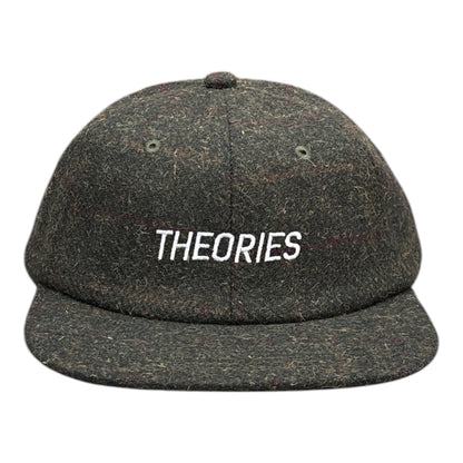 Theories Holmes Stamp Logo Tweed Snapback- Plaid