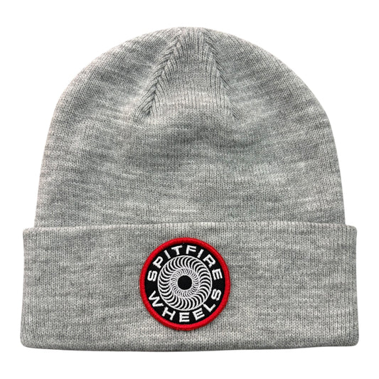 Spitfire Classic 87 Swirl Beanie- Heather Grey