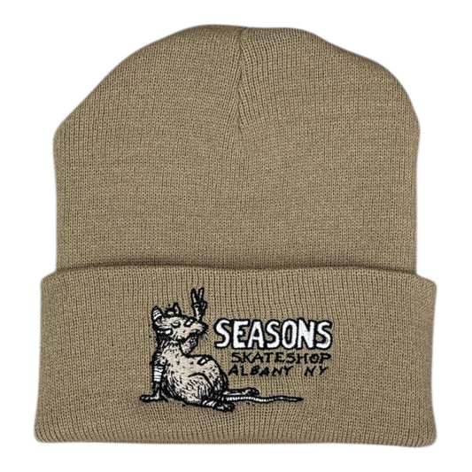 Seasons Rat Beanie- Khaki