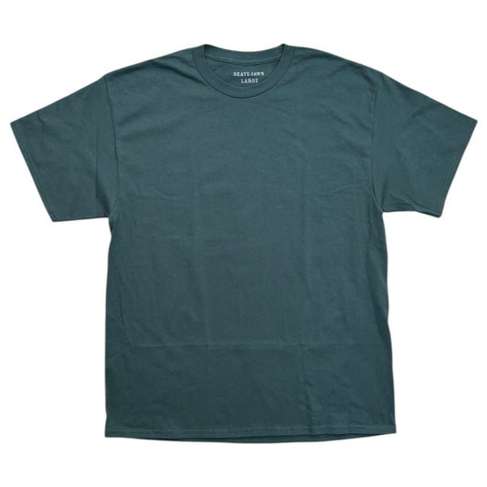 Skate Jawn Sewer Cap Tee- Dark Green