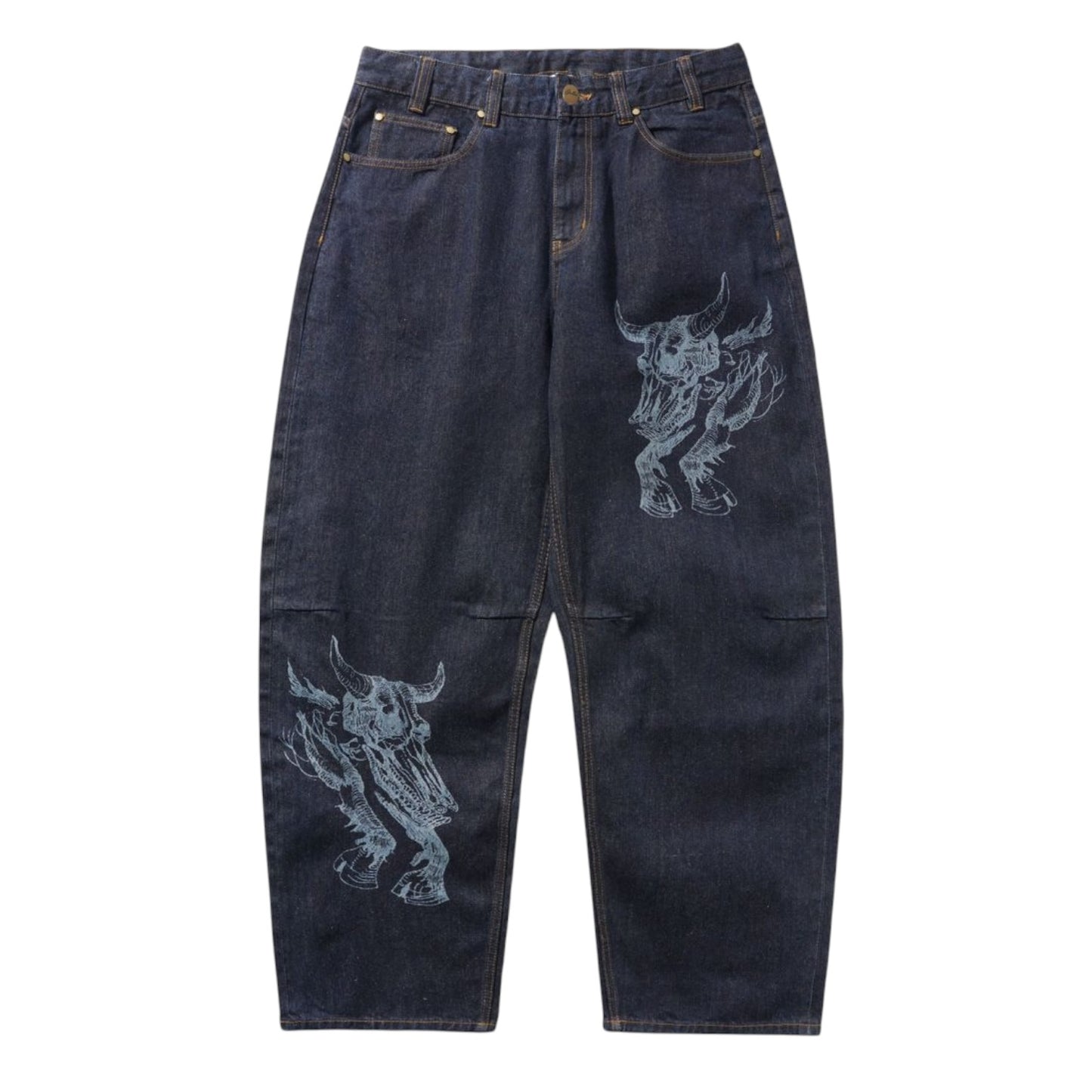 Butter Bull Selvedge Denim Jeans- Raw Indigo
