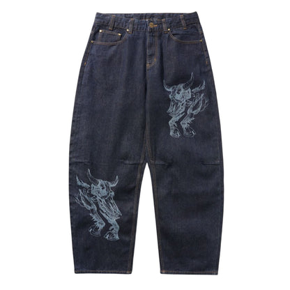 Butter Bull Selvedge Denim Jeans- Raw Indigo