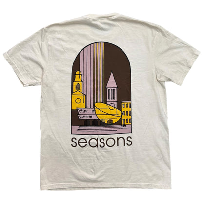 Seasons Sketchy Skyline Tee- Ivory