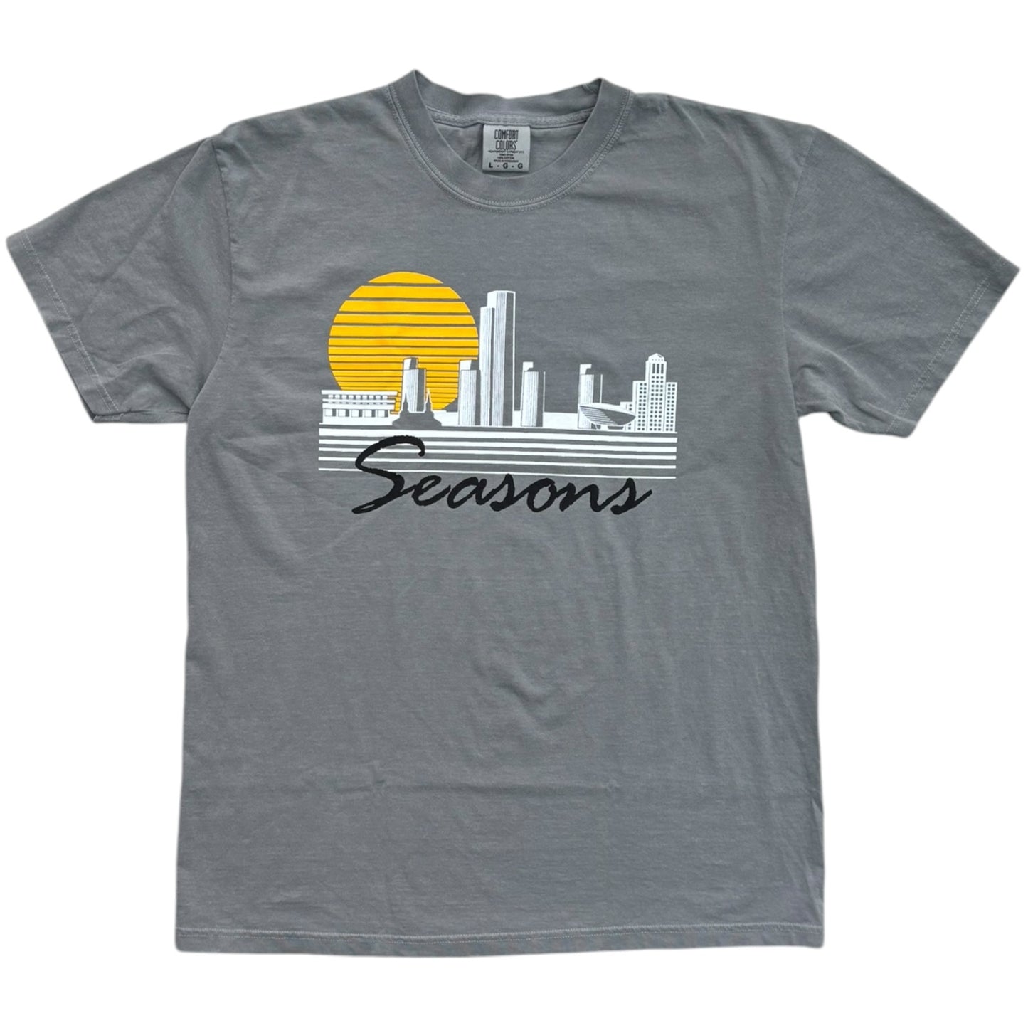 Seasons Skyline Tee- Grey